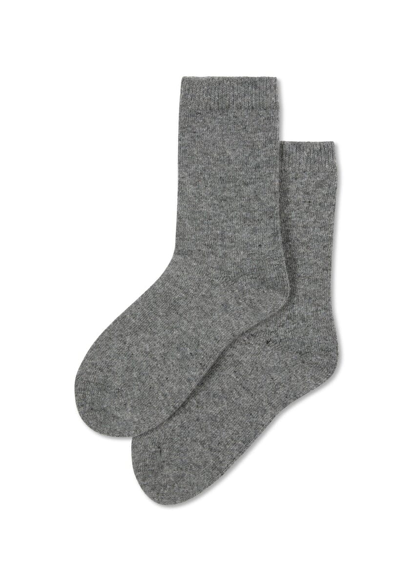 Cosy Cashmere Blend Short Sock | Chalk Socks Chalk