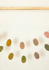 Easter egg Spring Sewn Garland | East End Press Spring Decorations East End Press