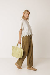 Embroidered Border T-Shirt | Indi & Cold T-Shirt Indi & Cold