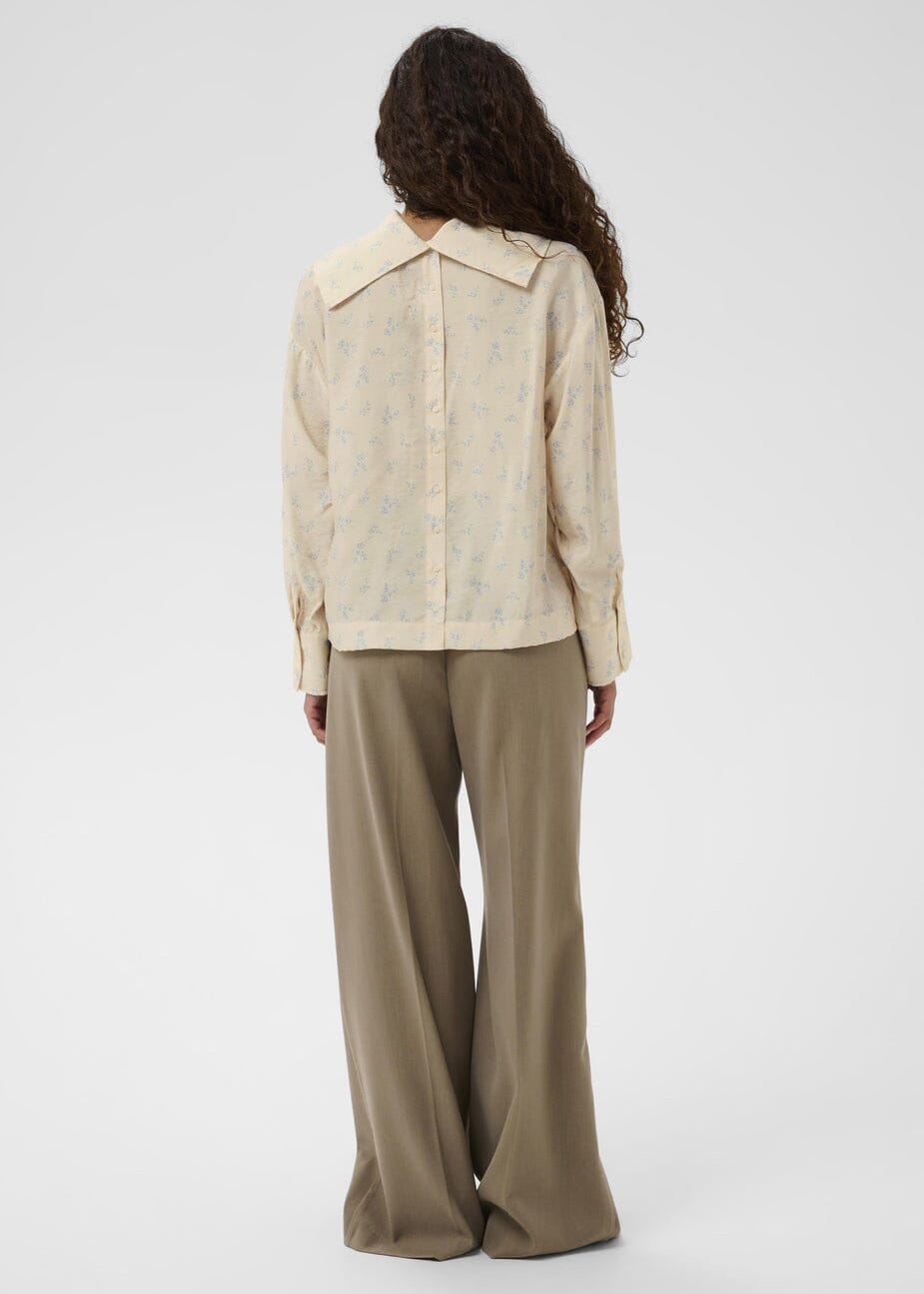 Eneya Printed Funnel Blouse | Soaked Blouse Soaked in Luxury