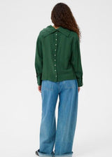 Eneya Printed Funnel Blouse | Soaked Blouse Soaked in Luxury