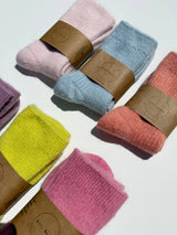 ANGORA WOOL SOCKS - snow pastel Billy Bamboo