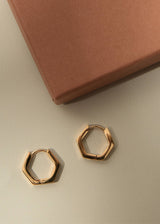 Beau Huggie Hoops A Weathered Penny Jewellery