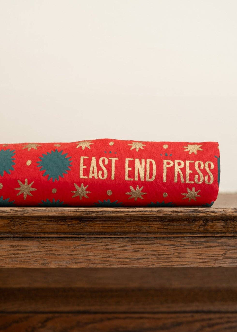 Festive Gift Wrap: Ruby Stars East End Press