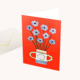 Flowers For You Card Greeting Card Hadley