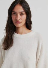 Gabby Knit O-Neck | Soft Beige | Second Female Jumper Second Female