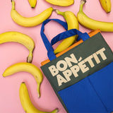 Helio Ferretti Bon Appetit Lunch Bag - Blue Oli Olsen