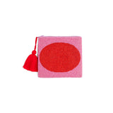 Helio Ferretti Medium Pouch Pink & Red Beaded Pouch Oli Olsen