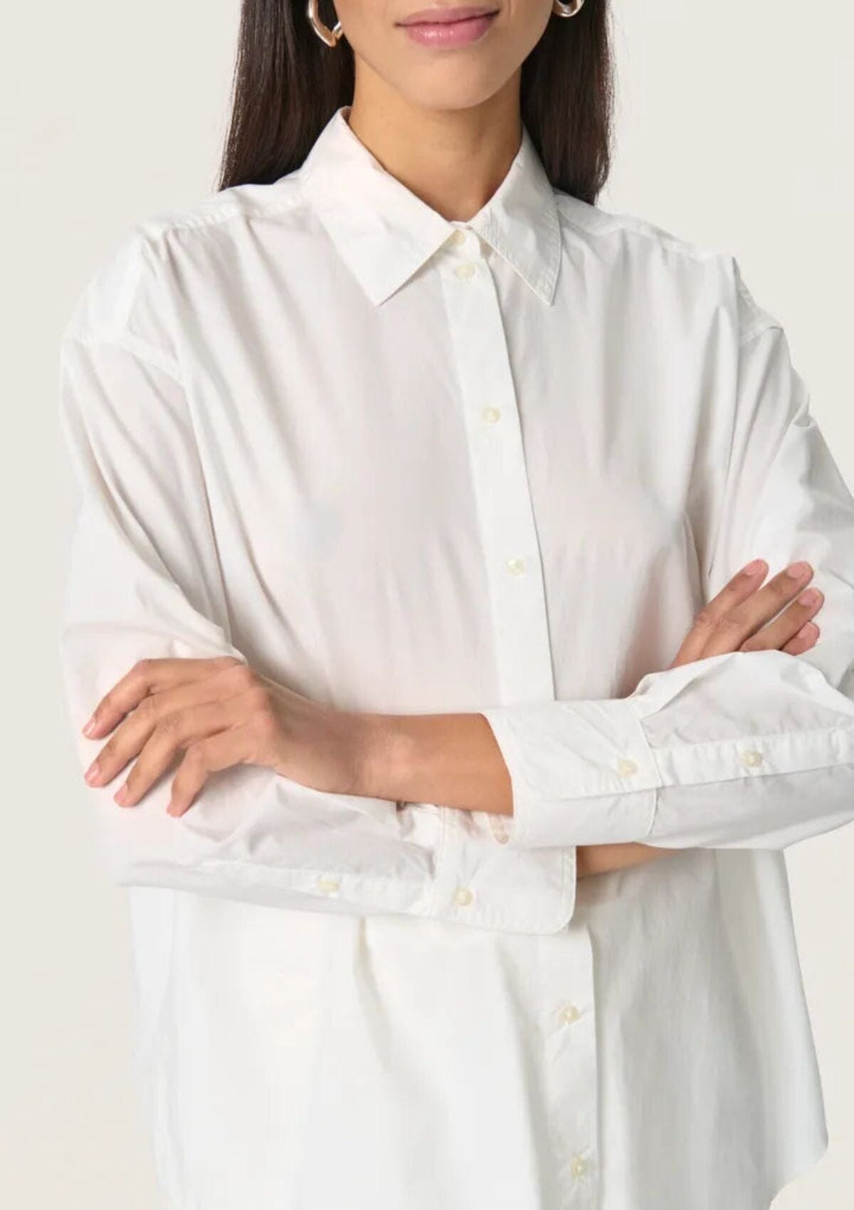 Joa Jani Poplin Cotton Shirt | Soaked in Luxury Shirt Soaked in Luxury