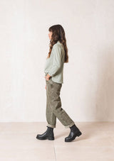 Washed Effect Khaki Jeans | Indi & Cold Jeans Indi & Cold