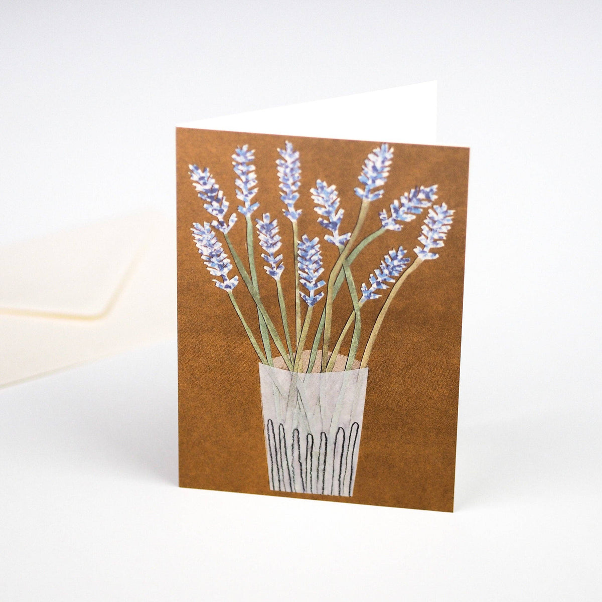 Lavender Card Greeting Card Hadley