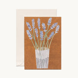 Lavender Card Greeting Card Hadley