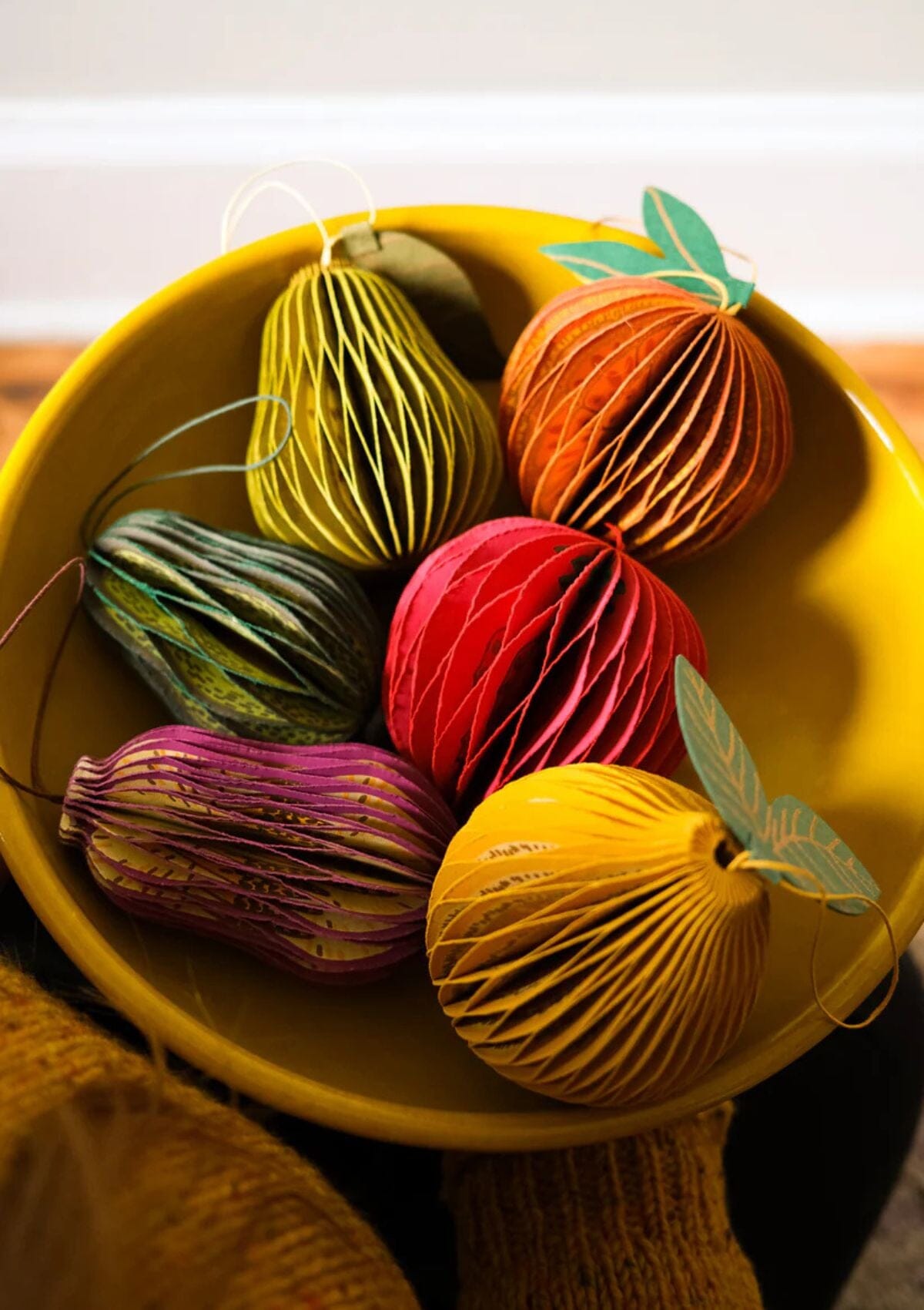 Lemon Honeycomb Ornament | East End Press Christmas Decorations East End Press