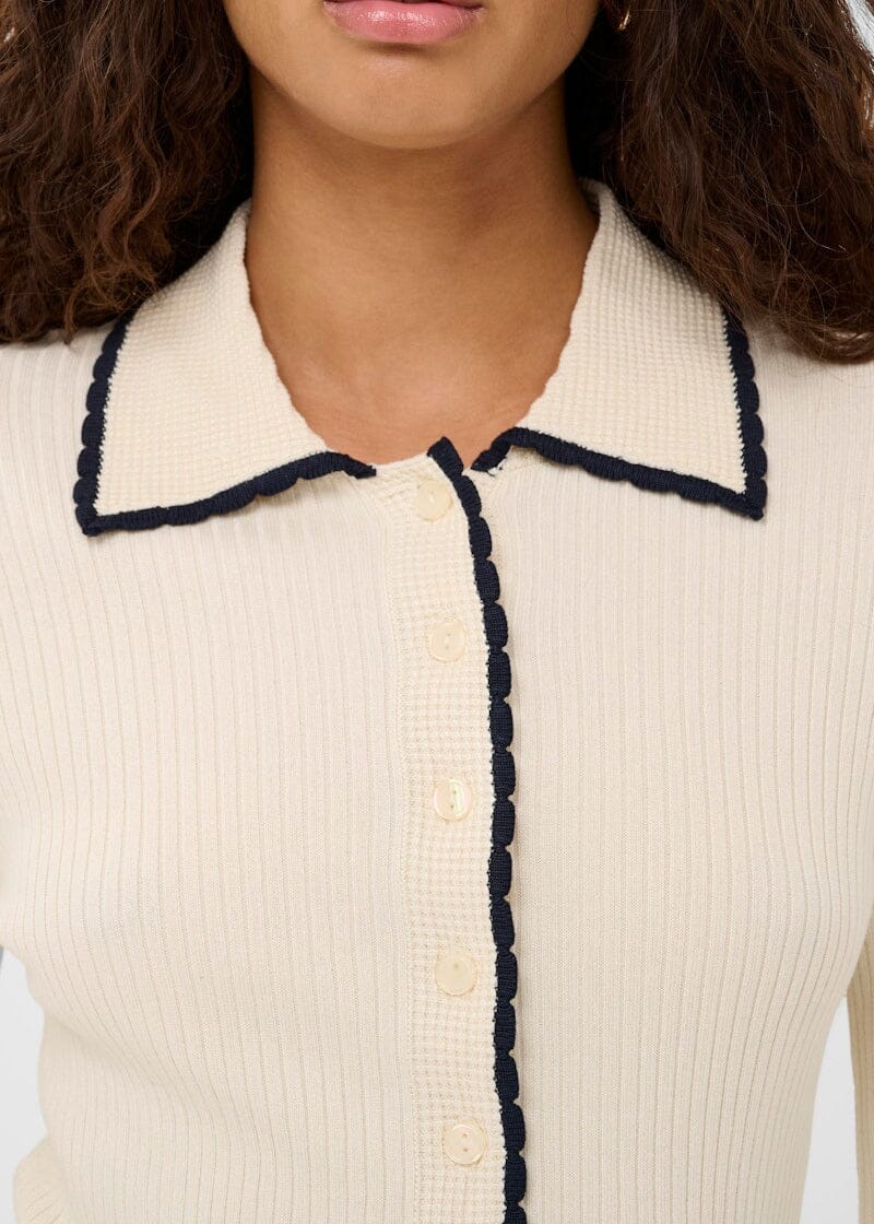 Lysandra Polo Cardigan | Soaked Cardigan Soaked in Luxury