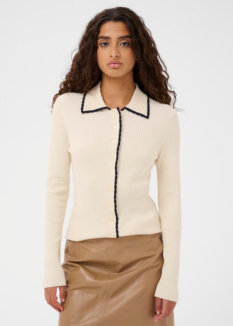 Lysandra Polo Cardigan | Soaked Cardigan Soaked in Luxury