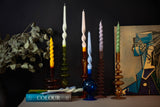 MÆGEN Spiral Taper Candles - 3 Pack - Yellow Candle MÆGEN