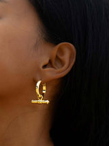 MARGOT T-BAR HOOPS Formation Co. Jewellery