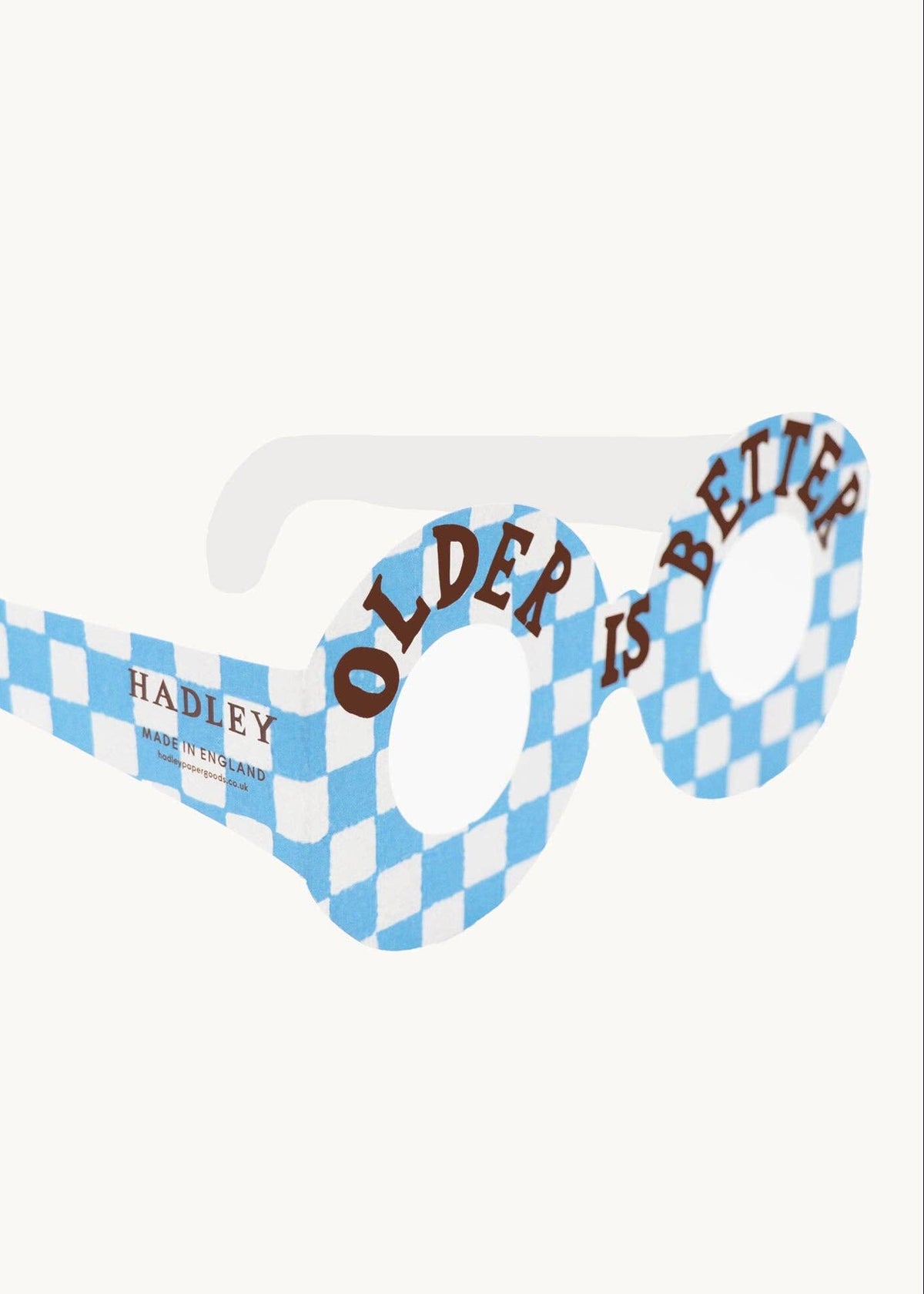 Older Is Better Glasses Card Hadley