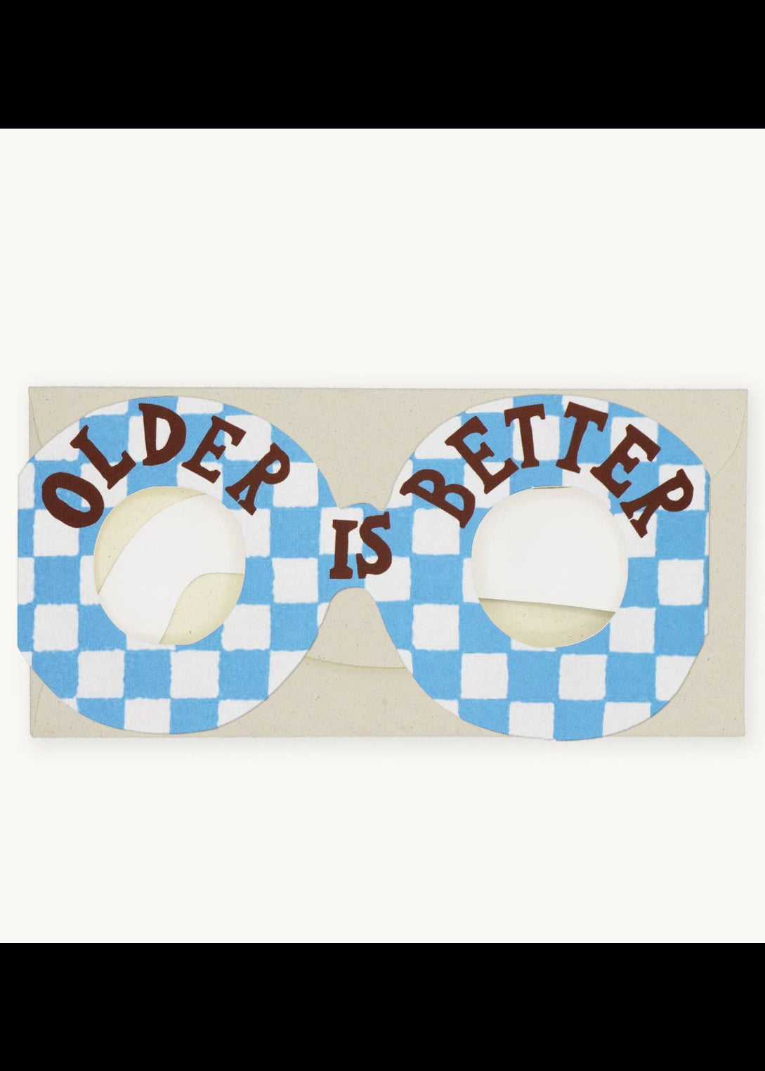 Older Is Better Glasses Card Hadley