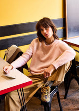 Pull Femme | Sheer Pink Jumper | Arsene & Les Pipelettes Jumper Arsene & Les Pipelettes