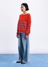 Pull IWAKI | Red & Blue Stripe Knit | FRNCH Jumper FRNCH