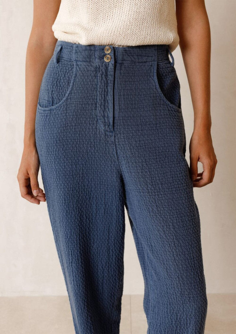 Relaxed Textured Trouser | Indi & Cold Trousers Indi & Cold