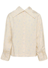 Eneya Printed Funnel Blouse | Soaked Blouse Soaked in Luxury