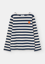 Striped Dot Long Sleeve Cotton T-Shirt | Loreak Mendian Long Sleeve T-Shirt Loreak Mendian