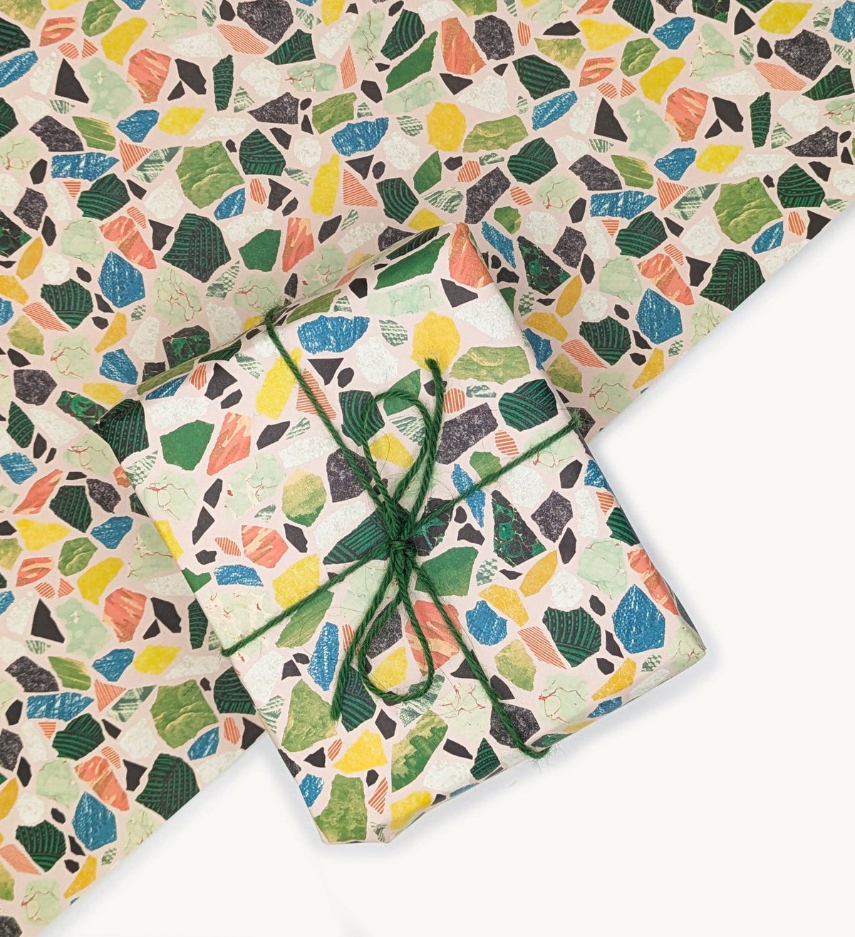Terrazzo Gift Wrap, Model Makers Paper. Pale Pink Hadley