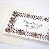 Thinking of You (foiled card) Greeting Card Hadley