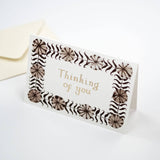 Thinking of You (foiled card) Greeting Card Hadley