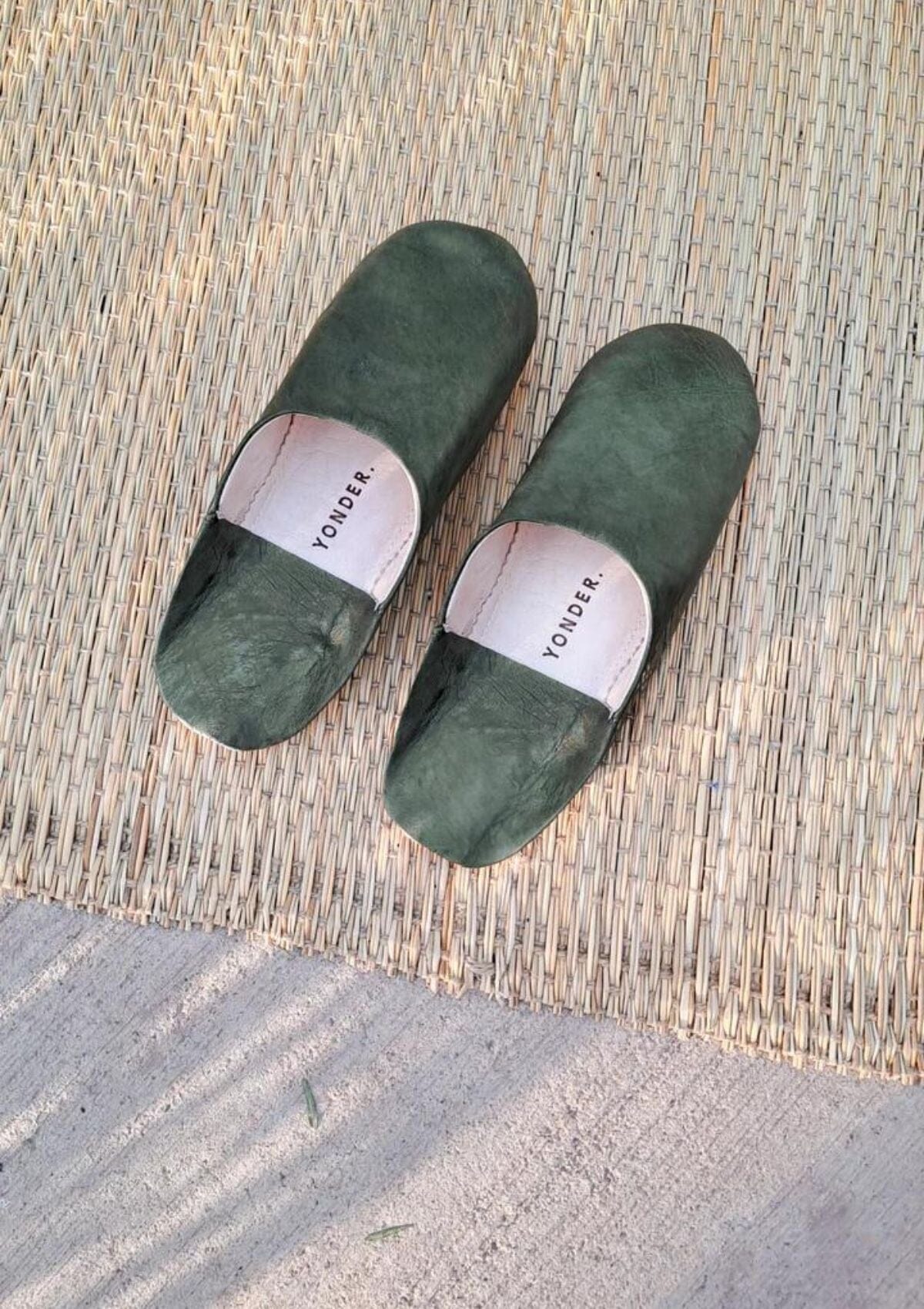 Women's Babouche Leather Slippers | Yonder Slippers Yonder