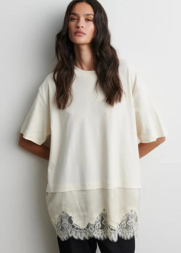 Vaccara Lace Tee | Second Female T-Shirt Second Female