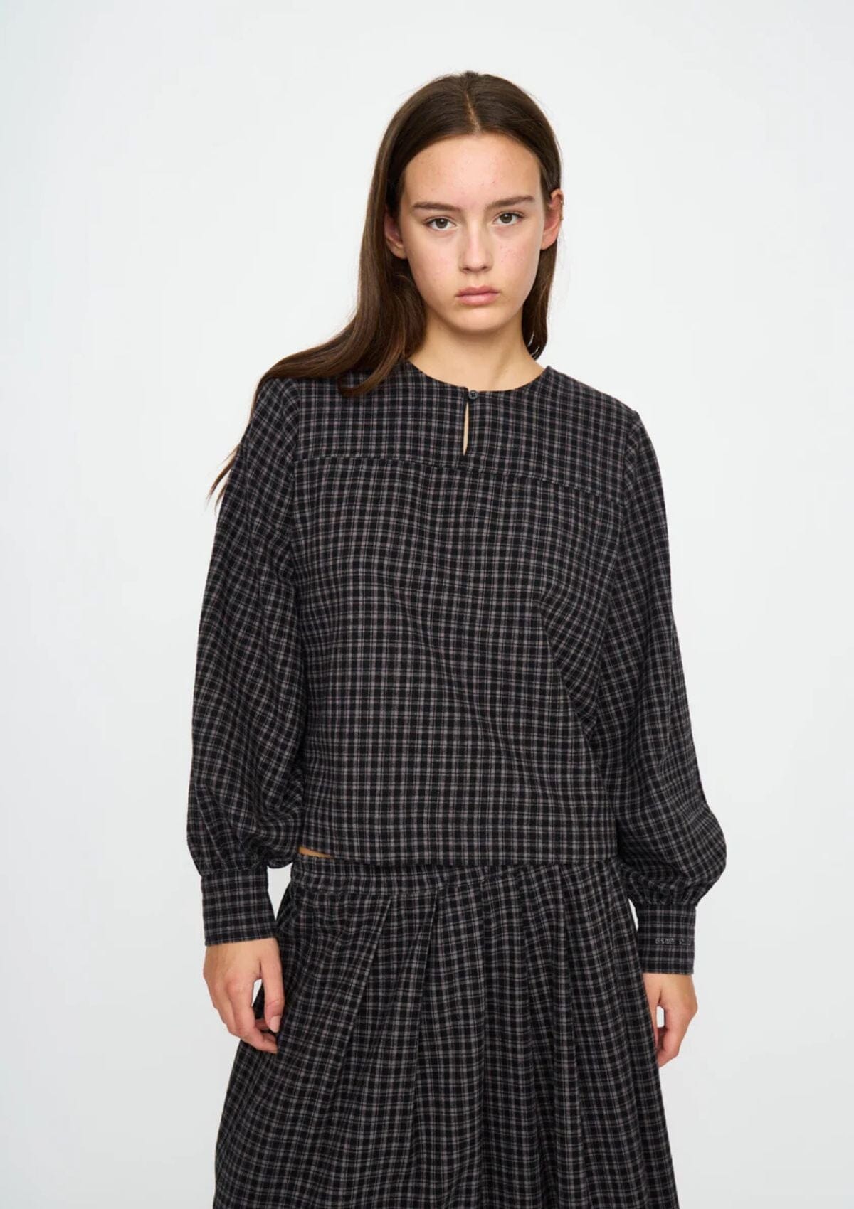 Valdis Checked Blouse | Esmé Studios Blouse Esmé Studios