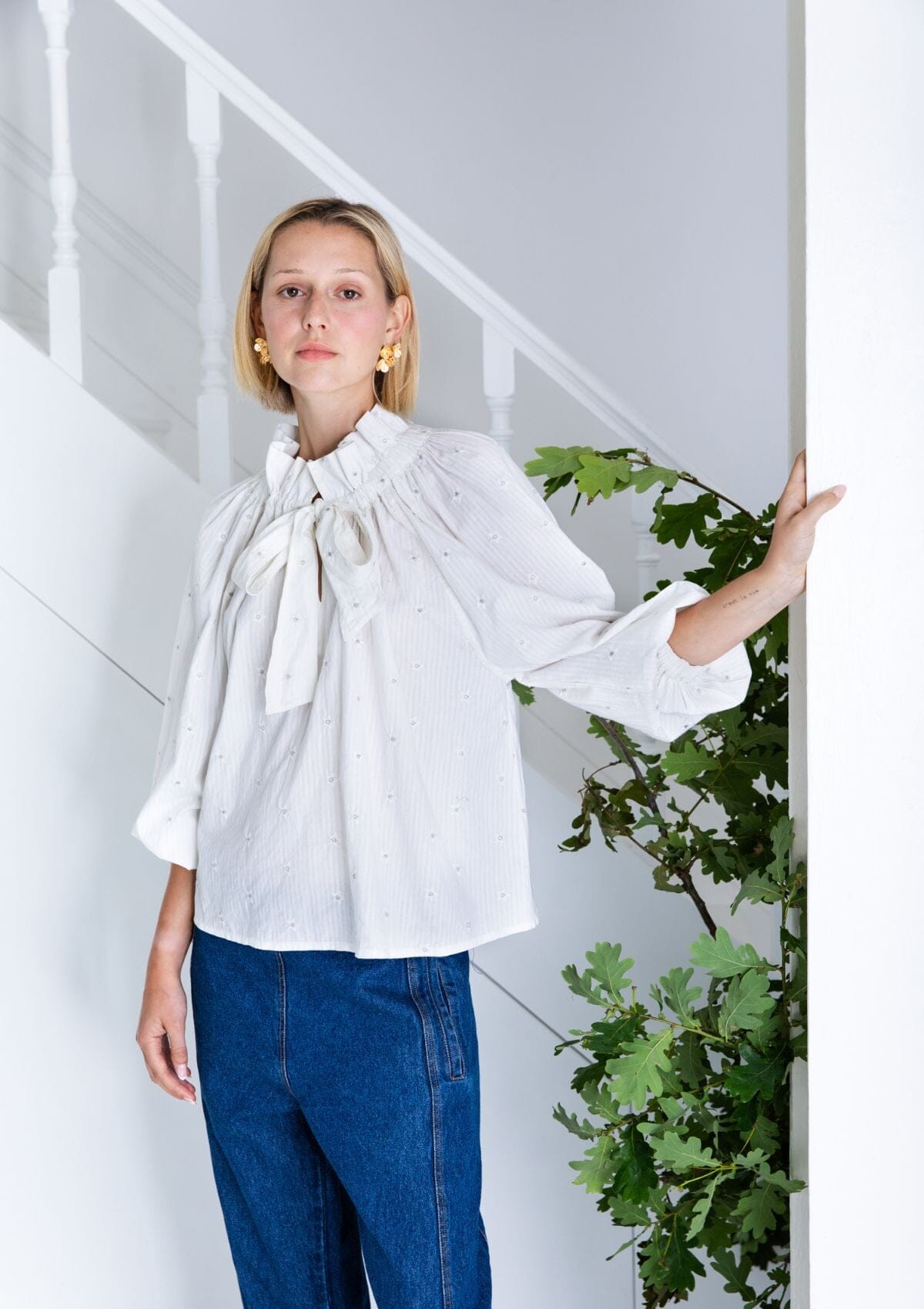 White Harvey Top | Bonte Blouse Bonte