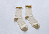 Women's Ruffle Mesh Cotton Socks Socks Happy Knits