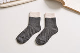 Women's Striped Cotton Socks - Soft, Breathable & Stylish Happy Knits