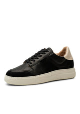 Black Leather Winter Sneakers | Valda Court Warm | Shoe The Bear Trainers Shoe The Bear
