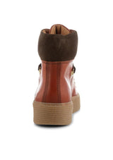 Agda Red Brown Leather Boot | Shoe The Bear Boots Shoe The Bear