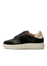 Black Leather Winter Sneakers | Valda Court Warm | Shoe The Bear Trainers Shoe The Bear