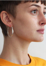 Alex Monroe Fine Twist Hoop Earrings Earrings Alex Monroe