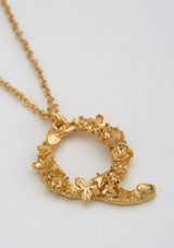 Floral Letters Gold Plated | Alex Monroe Necklace Alex Monroe