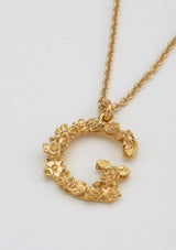 Floral Letters Gold Plated | Alex Monroe Necklace Alex Monroe