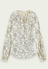 Easy Monochrome Blouse | Scotch & Soda Blouse Scotch & Soda