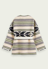 Ikat Jacquard Belt Jacket | Scotch & Soda Jacket Scotch & Soda