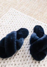 Mayberry Fluffy Slider Slipper | Midnight | EMU Australia Slippers EMU Australia