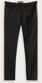 Scotch & Soda Tailored Side Stripe Snake Trouser Trousers Scotch & Soda