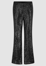 Black Sequin Trousers | Shine On | Second Female Trousers Second Female