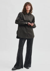 Black Sequin Trousers | Shine On | Second Female Trousers Second Female