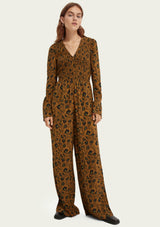 Smocked Printed Jumpsuit | Scotch & Soda Jumpsuit Scotch & Soda